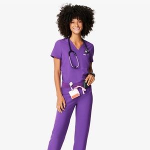 Figs Ultraviolet Catarina Top XXS &Kade Pants XXSP